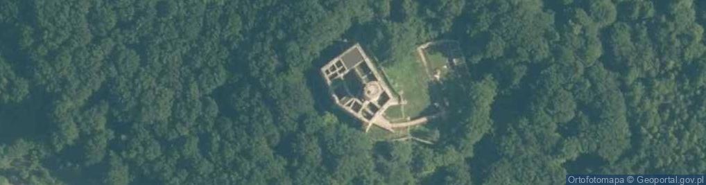 Zdjęcie satelitarne Lipowiec