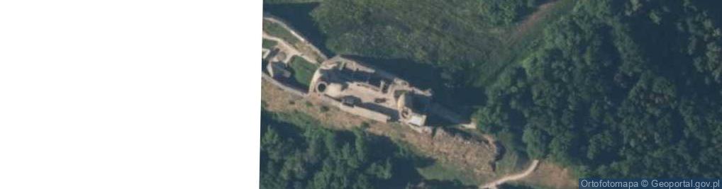 Zdjęcie satelitarne Zamek Królewski w Chęcinach