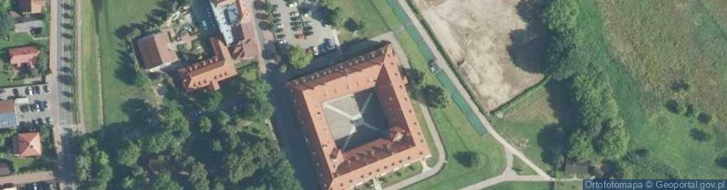 Zdjęcie satelitarne Zamek Królewski w Niepołomicach