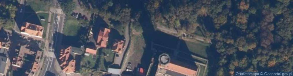 Zdjęcie satelitarne Zamek krzyżacki