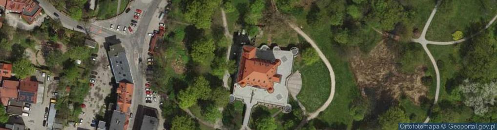 Zdjęcie satelitarne Zamek książęcy