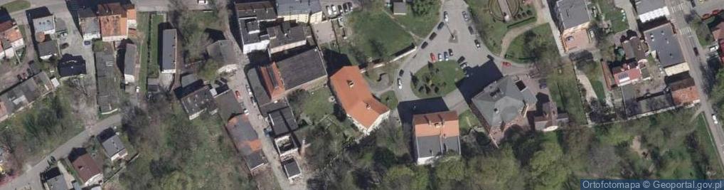 Zdjęcie satelitarne Zamek Piastowski w Chojnowie