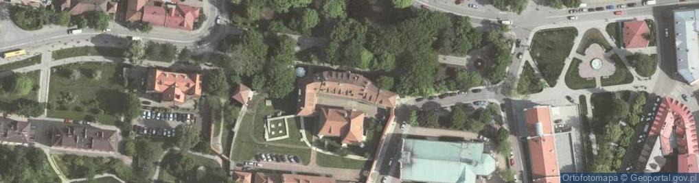 Zdjęcie satelitarne Zamek Żupny