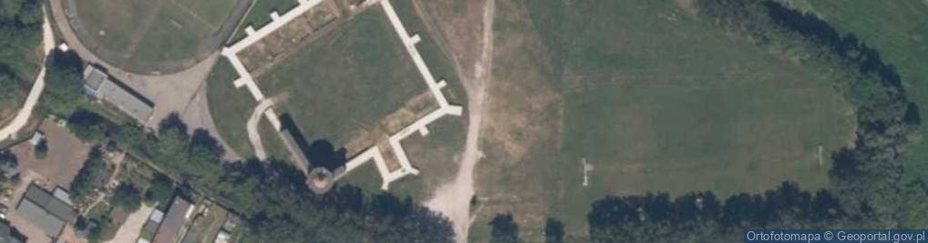 Zdjęcie satelitarne Zamek