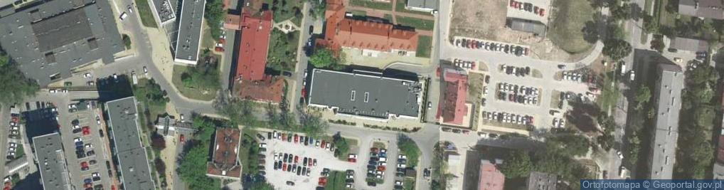 Zdjęcie satelitarne A-V Dziennik podawczy szpitala