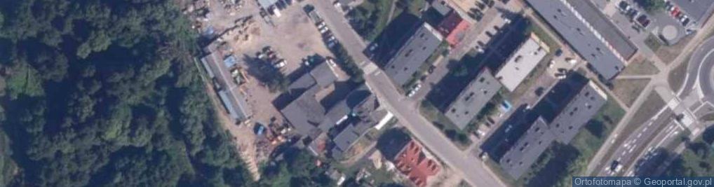 Zdjęcie satelitarne Zakład Usług Komunalnych i Oświatowych w Bobolicach