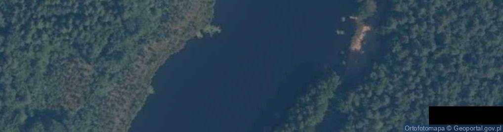 Zdjęcie satelitarne Głodne Jezioro