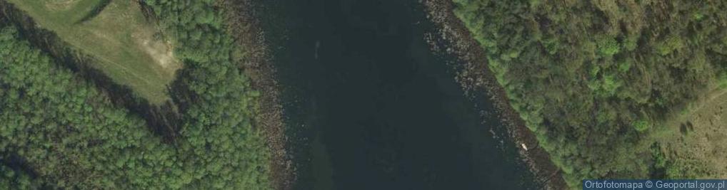 Zdjęcie satelitarne jez. Budzyńskie