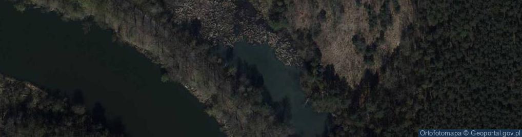 Zdjęcie satelitarne jez. Kacze Łęgi