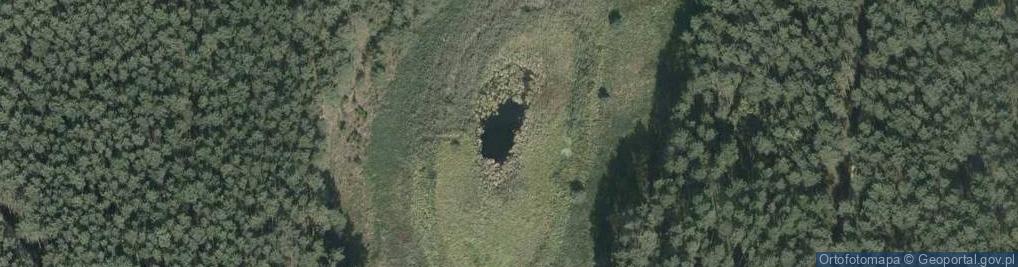 Zdjęcie satelitarne jez. Kociołek