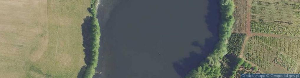 Zdjęcie satelitarne jez. Krzywe