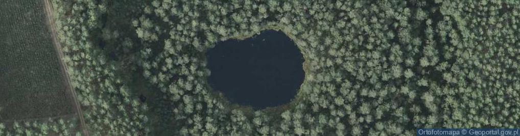 Zdjęcie satelitarne jez. Małe Sitno