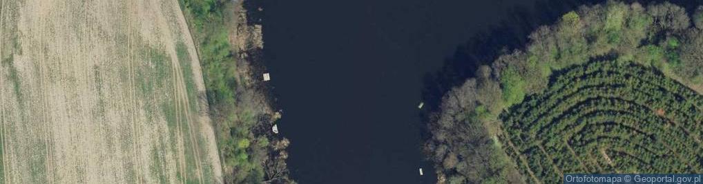 Zdjęcie satelitarne jez. Mroteckie
