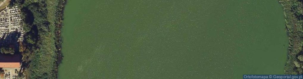Zdjęcie satelitarne jez. Rogowskie Małe
