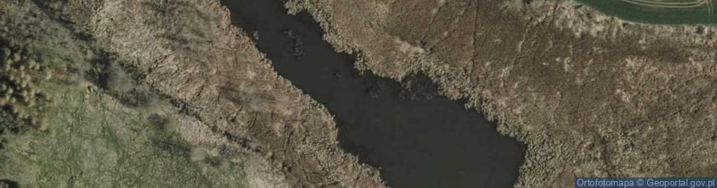 Zdjęcie satelitarne jez. Wornińskie