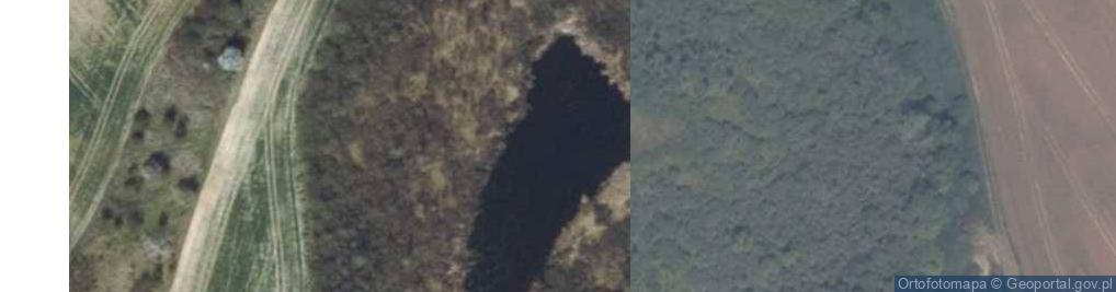 Zdjęcie satelitarne jez. Żabiniec