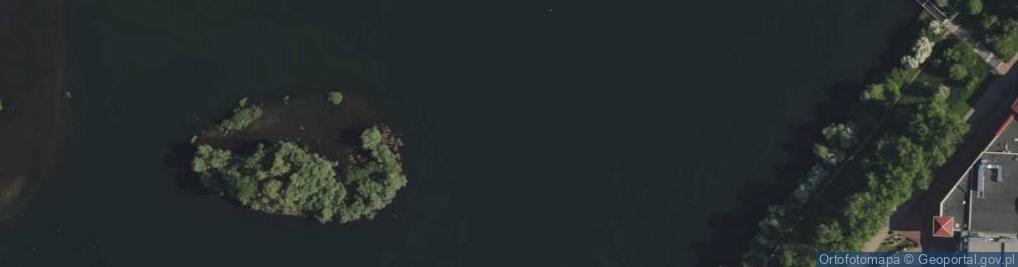 Zdjęcie satelitarne jez. Zatorze