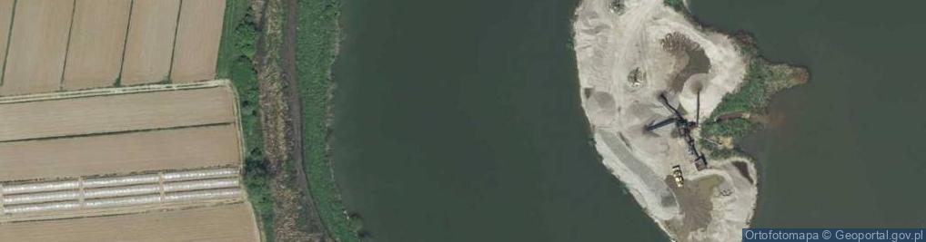Zdjęcie satelitarne jez. Złotnickie