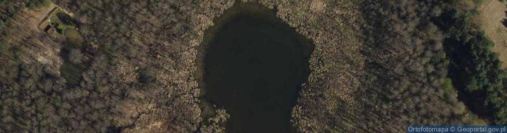 Zdjęcie satelitarne Jezioro Rudnickie Małe