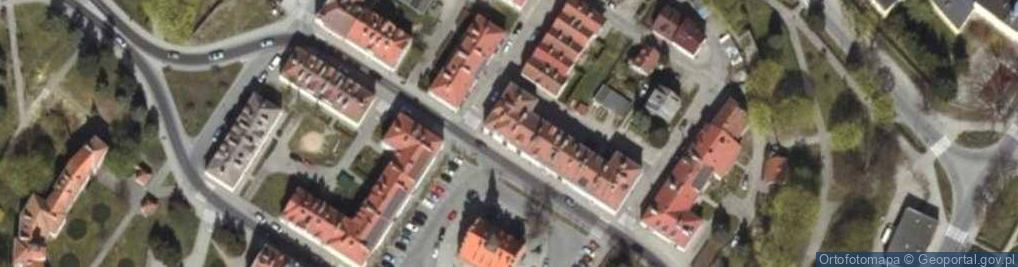 Zdjęcie satelitarne Marąg