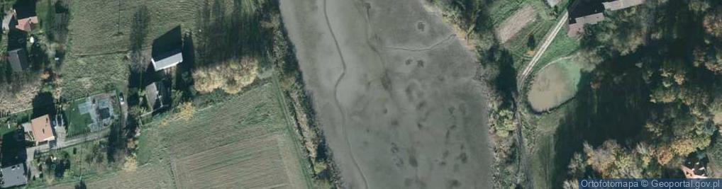 Zdjęcie satelitarne staw Bagno