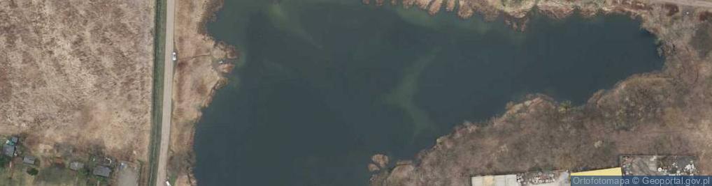 Zdjęcie satelitarne staw Cegielnia