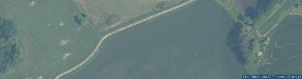 Zdjęcie satelitarne staw Chocimów