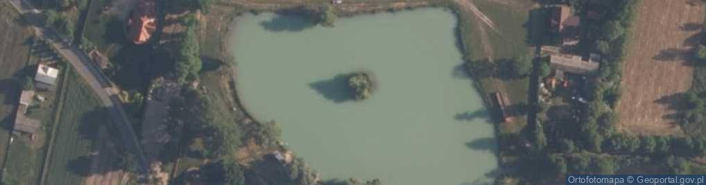 Zdjęcie satelitarne staw Czok