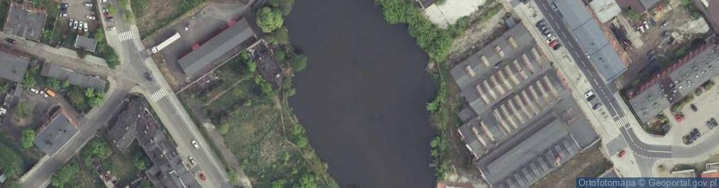 Zdjęcie satelitarne staw Górny