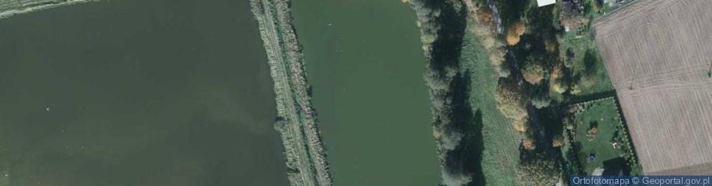 Zdjęcie satelitarne staw Kaczok