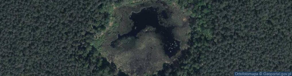 Zdjęcie satelitarne staw Łamaniec