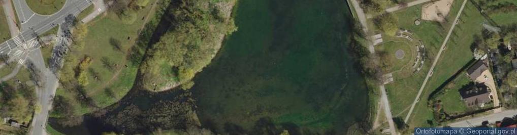 Zdjęcie satelitarne Staw Młyński