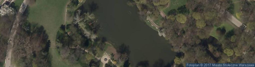 Zdjęcie satelitarne staw na Kosku