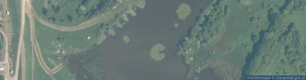 Zdjęcie satelitarne staw Ostrówek