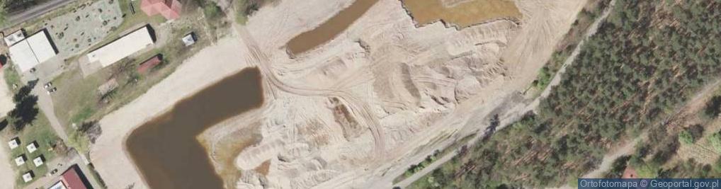 Zdjęcie satelitarne staw Pusty Stawek