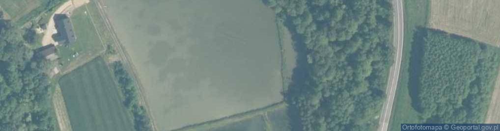 Zdjęcie satelitarne staw Skorzec