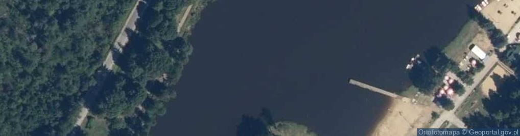 Zdjęcie satelitarne staw Topornia