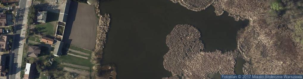 Zdjęcie satelitarne staw Torfowiska