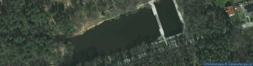 Zdjęcie satelitarne Staw Wroński