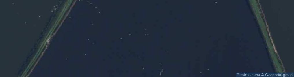 Zdjęcie satelitarne staw Żuławy