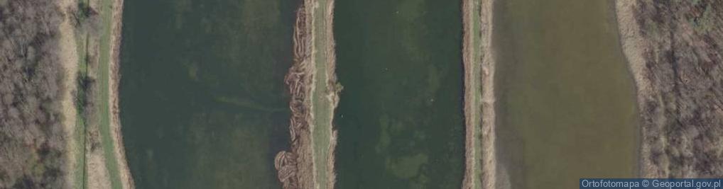 Zdjęcie satelitarne Stawy Krzyskie
