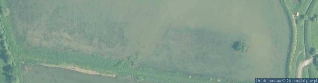 Zdjęcie satelitarne stawy Tomickie