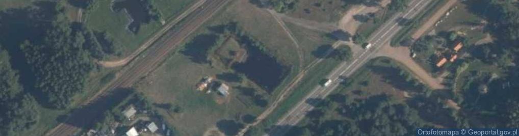 Zdjęcie satelitarne staw
