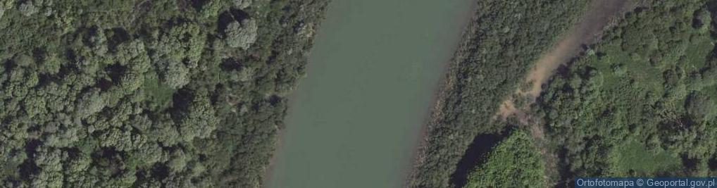 Zdjęcie satelitarne zal. Klasztor (Jezioro Solińskie)