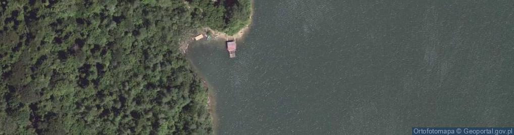 Zdjęcie satelitarne zal. Perekopy (Jezioro Solińskie)