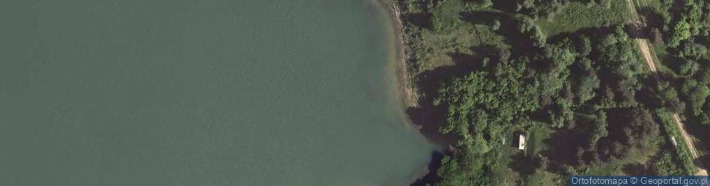 Zdjęcie satelitarne zal. Pod Skałą (Jezioro Solińskie)