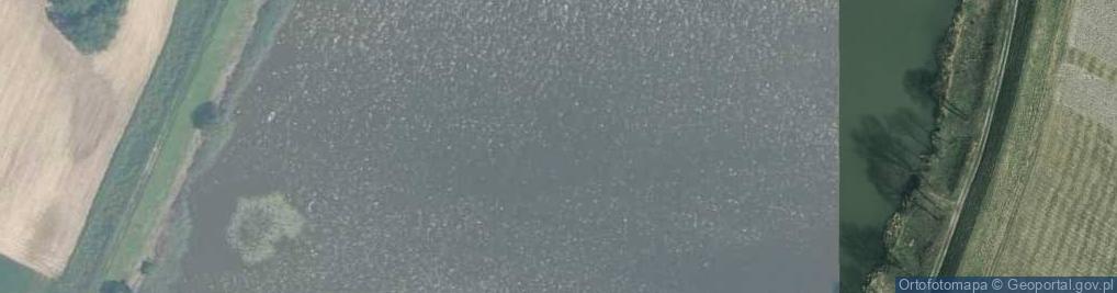 Zdjęcie satelitarne zalew Wiślisko