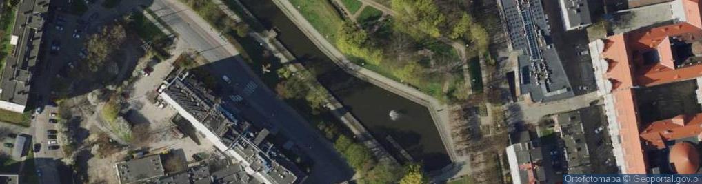 Zdjęcie satelitarne Zbiornik Powstańców Warszawskich