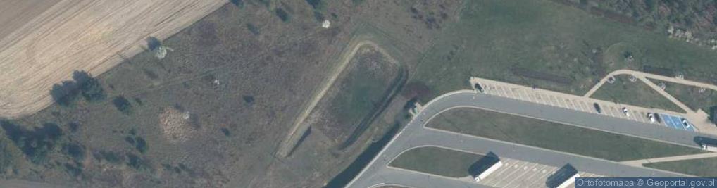 Zdjęcie satelitarne zbiornik retencyjny
