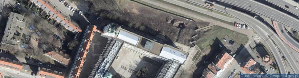 Zdjęcie satelitarne 0907 Zamek KPom Wieża Dzwonów Szczecin SZN